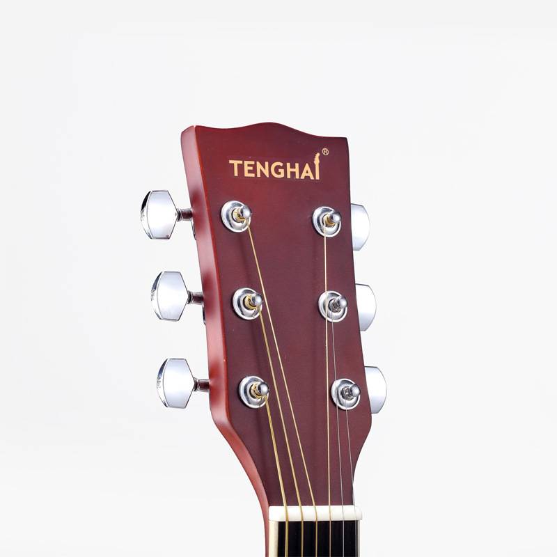 40寸民谣木吉他 初学者吉他 入门缺角木吉他云杉木