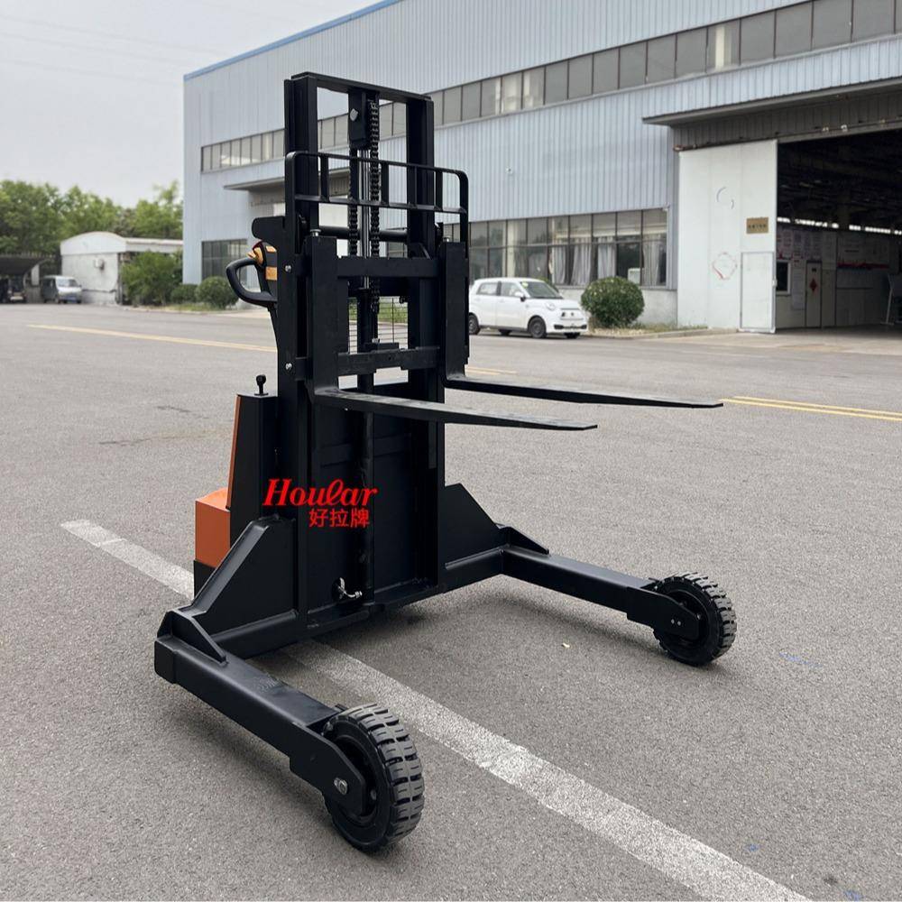 SZ高houla5r牌CDD1胶5QYA1.吨全电动步行越野款堆车电BMQ动叉车橡