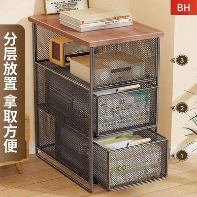 书架地落置物功能RDT书箱书本整理工位桌下文件架可抽多拉收纳柜