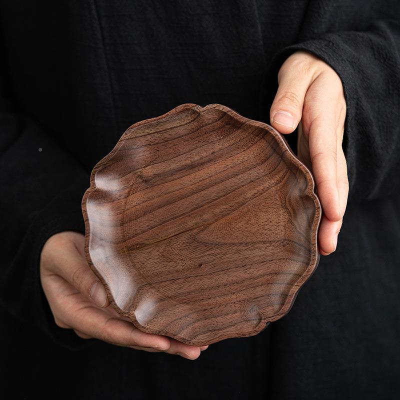 手工胡木桃壶承实木隔垫壶托养壶垫茶壶碗盖底PGS座热干泡台