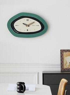 OZOOM屋准免打孔艺W术创意挂表客厅VGP奢轻网红家用时钟钟餐厅装