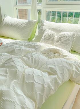 水0洗棉被套单件单人床单被1罩件套非纯棉全XTH三棉冰丝被单罩5x2