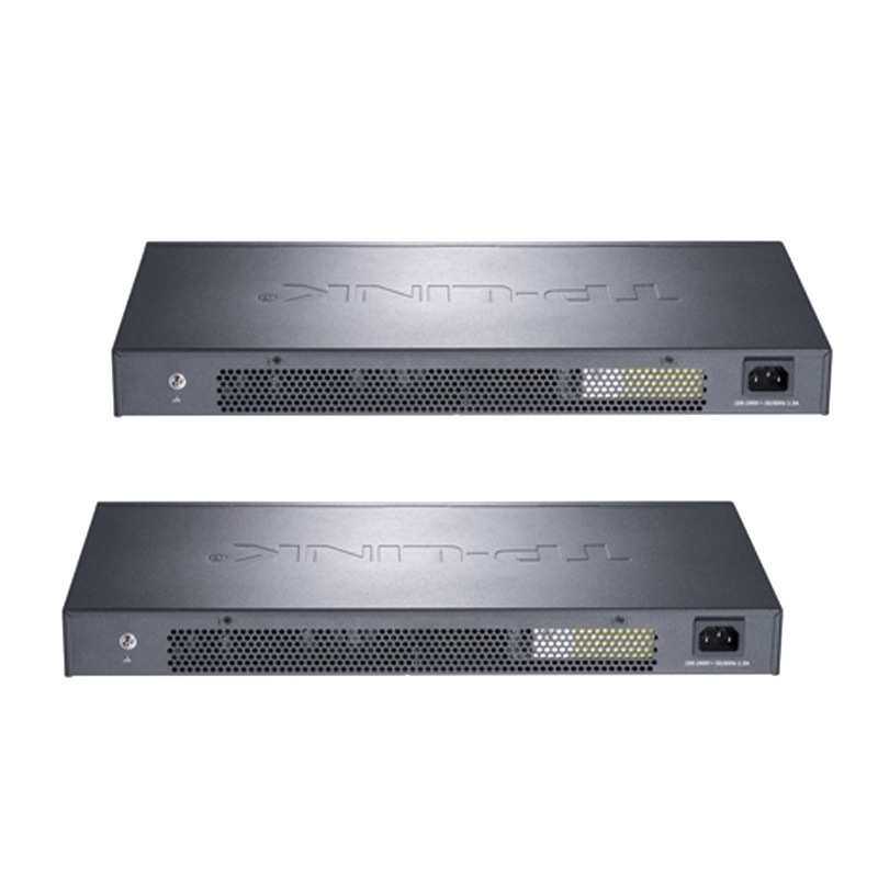 TP-LINK 三层网管交换机支持云管理 万兆上联交换机 网络网线分线