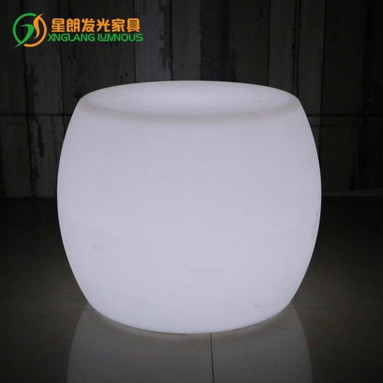 星朗LED发凳子遥控七彩料吧椅户外吧台凳酒光吧发XL-BD005光家具