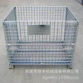 镀锌仓储笼东莞金属ckl蝴笼中折叠式动带脚轮空蝶板周移转铁框仓