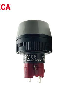 DECA进钮联D1自6LMV1-1ab/D16LAV1-1ab带灯自锁复位SCF按开关16mm