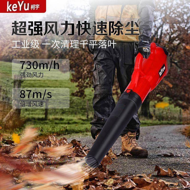 48v充风电式环卫吹风机大功电LLZ率吹落叶鼓灰尘机锂吹雪大风力