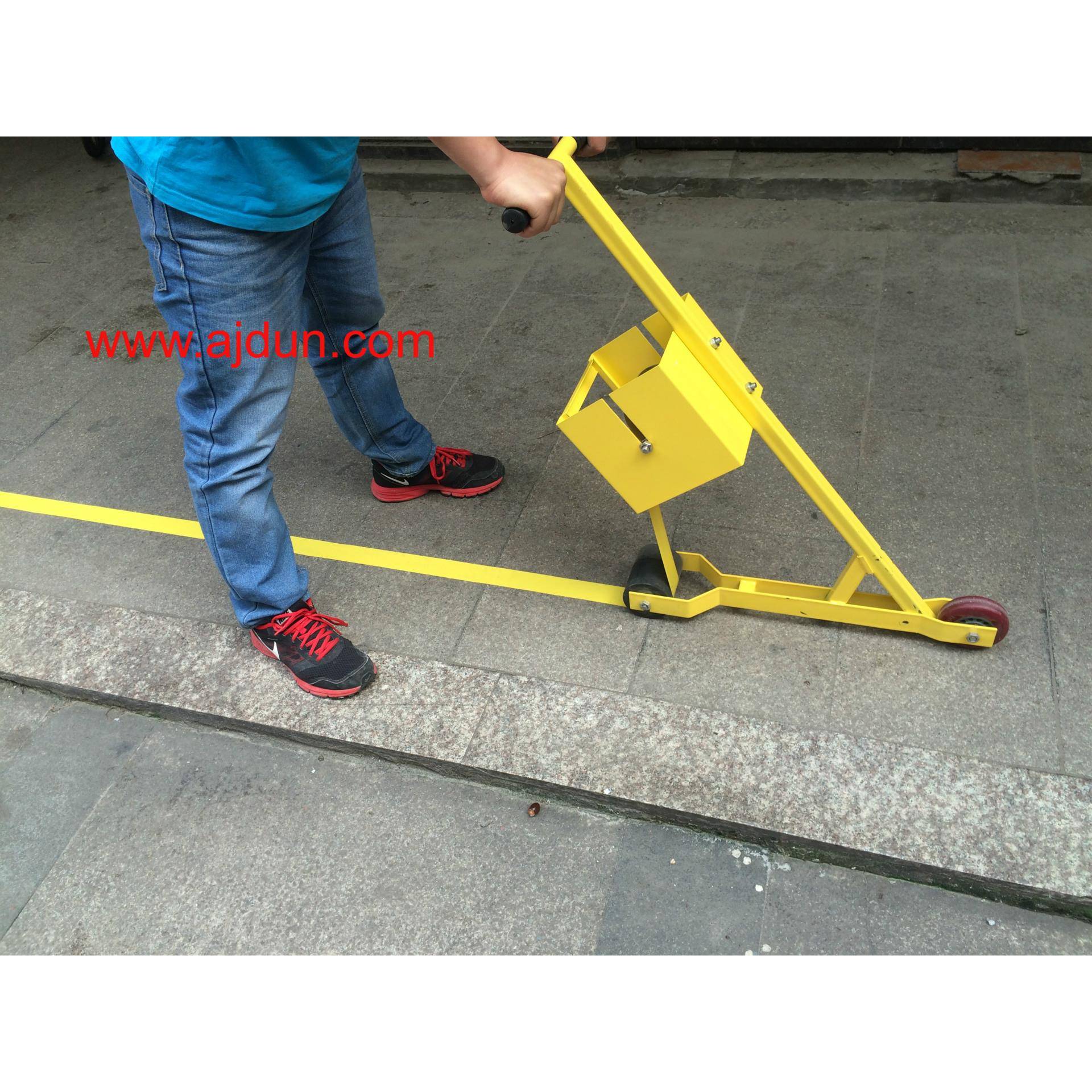 胶带地车美纸胶828带贴划线车警示胶纹贴地工具划线器球场贴地带