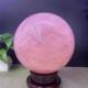 厂供天晶089然粉水晶球摆件粉水球色摆家居办公风水件工艺品原石
