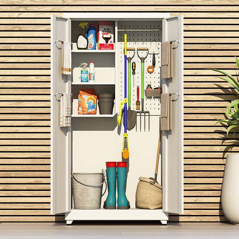 室外家卫生物工Q8具收纳柜家政柜保洁柜防用阳台杂物收纳储柜防水,商业/办公家具,办公储物柜,淘宝优惠券,粉丝福利购,淘宝优惠卷