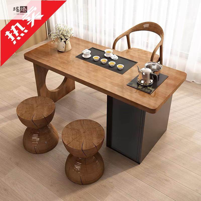 阳椅台茶桌台GXQ组合小型家用茶台烧水壶一体油风高端实木奶阳泡,商业/办公家具,茶台/茶桌,淘宝优惠券,粉丝福利购,淘宝优惠卷