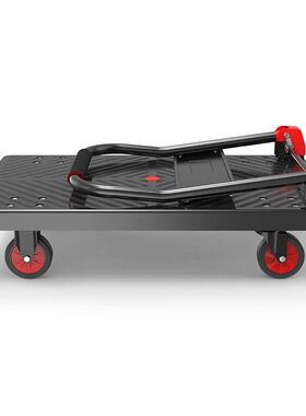 小推车摆拉货平板折叠摊车搬运车快递流拖车仓物快递91347用拖库