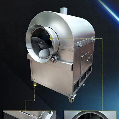 40炒货机全动自新款炒瓜斤子山东炒货机ZMU小子型炒豆炒花生机炒