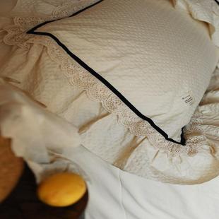 可用轻ART20250奢被 床上四用品件套四亲季 法浪漫公主风式 肤花边款