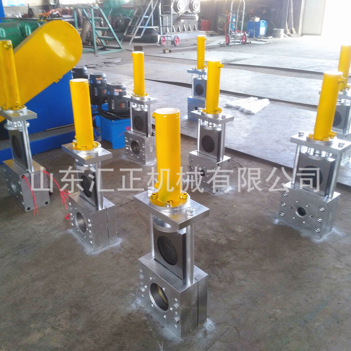 塑料造粒机专用液压双模头换网器