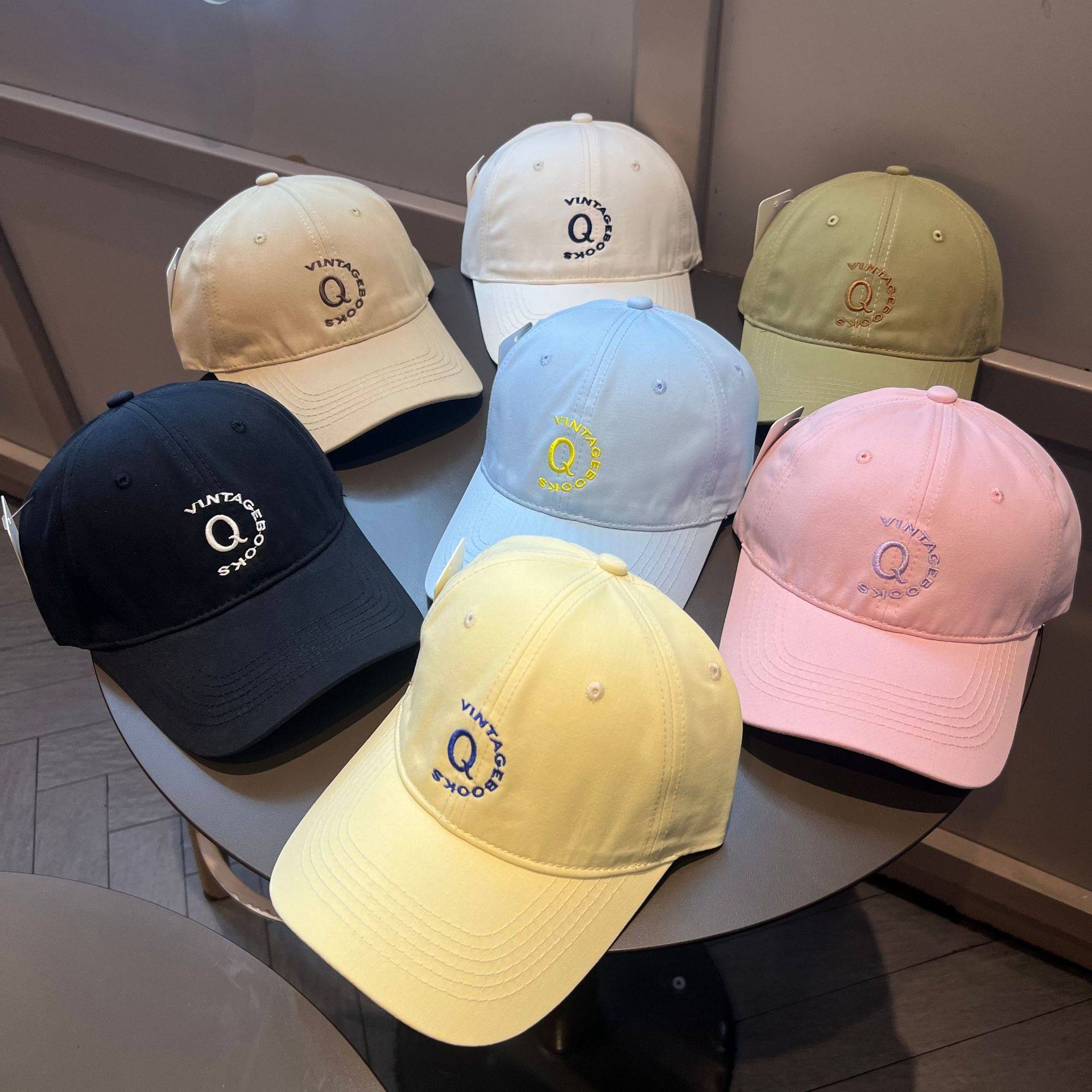 字母棒球帽子男女2026新款宽帽檐显脸小大头围鸭舌帽遮阳防晒帽子