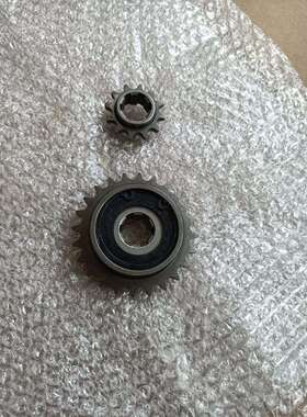 70CC100带脚踏链轮拐子机链轮输出齿轮小链轮32节小链条