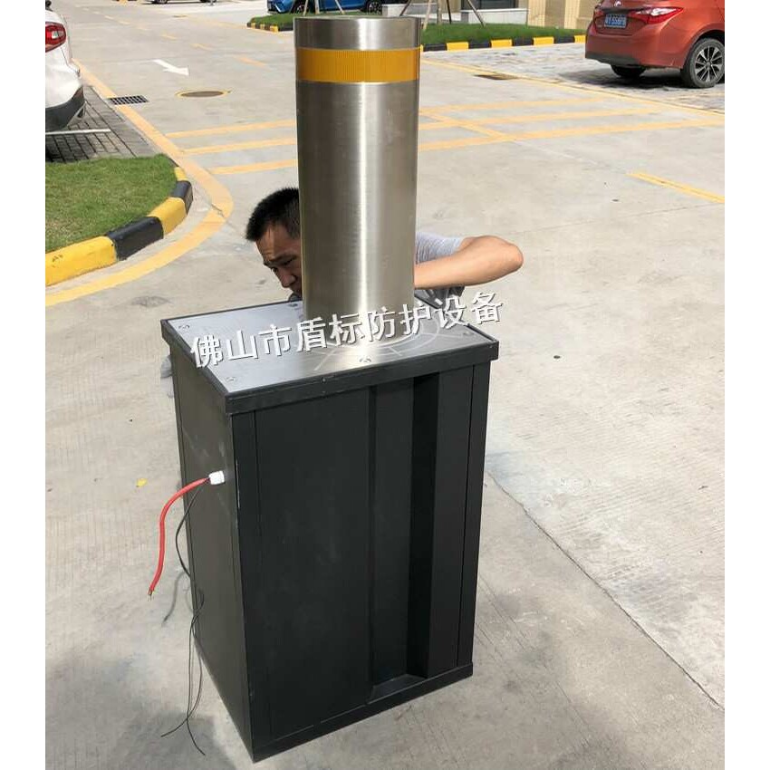 全自动液压升降挡车路桩盾标防护加强型升降柱路障浅埋式成品车挡