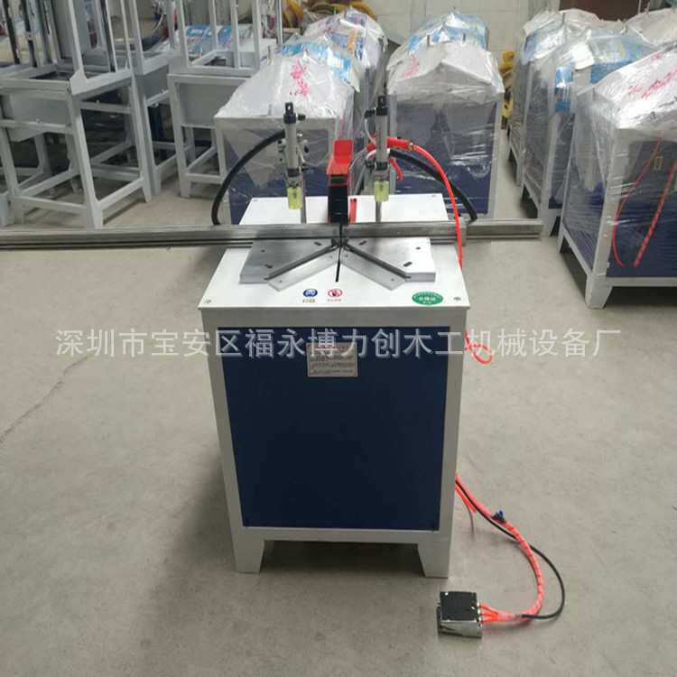 实木铝材45度90度切角机塑料线条切割机木线条断料机45度切角机
