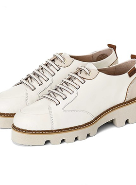 专柜正品Pikolinos派高雁春季圆头厚底纯色休闲鞋女鞋PS234706