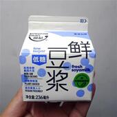 6盒 植物蛋白高营养醇香 新鲜全国 维记特浓低糖鲜豆浆236ML 包邮
