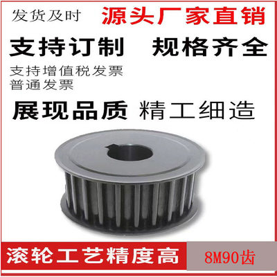 45号钢同步轮现货8M90齿