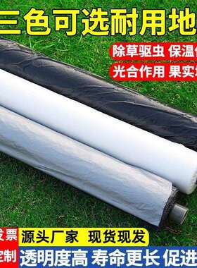 黑白色地膜农用种植保温保湿塑料薄膜银黑地膜大棚蔬菜果树