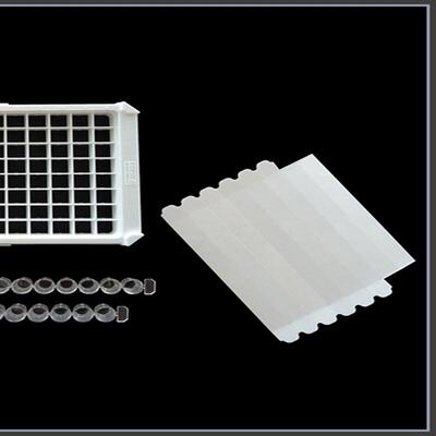 EZcap通用封膜条 1X8透明聚丙烯 用于密封96孔板ELISA孔板的单8排
