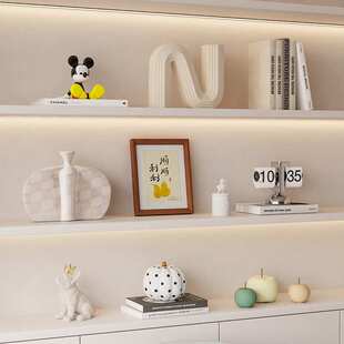 匠十三 中古奶油风创意家居装饰品电视柜客厅儿童房开放格摆件