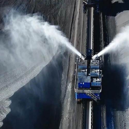 KCS400-60雾炮机、固定式远程射雾器 煤棚除尘防爆超细雾炮机
