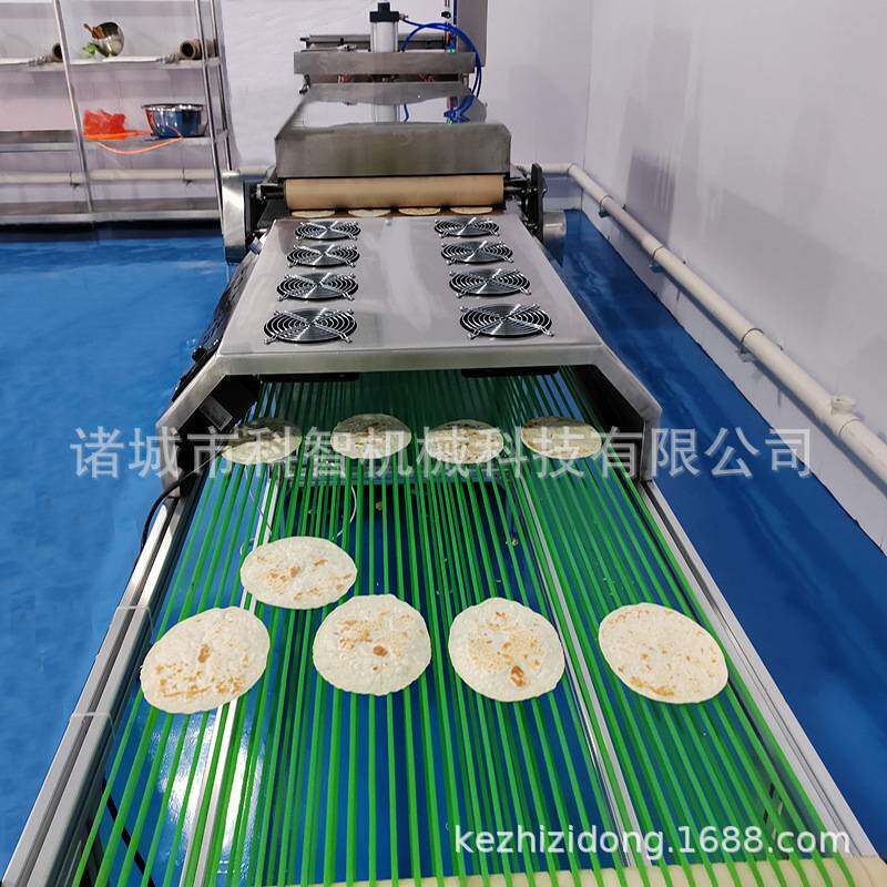 科智全自动烙饼机 米面洛馍机 源头厂家烤鸭饼机创业全国联保