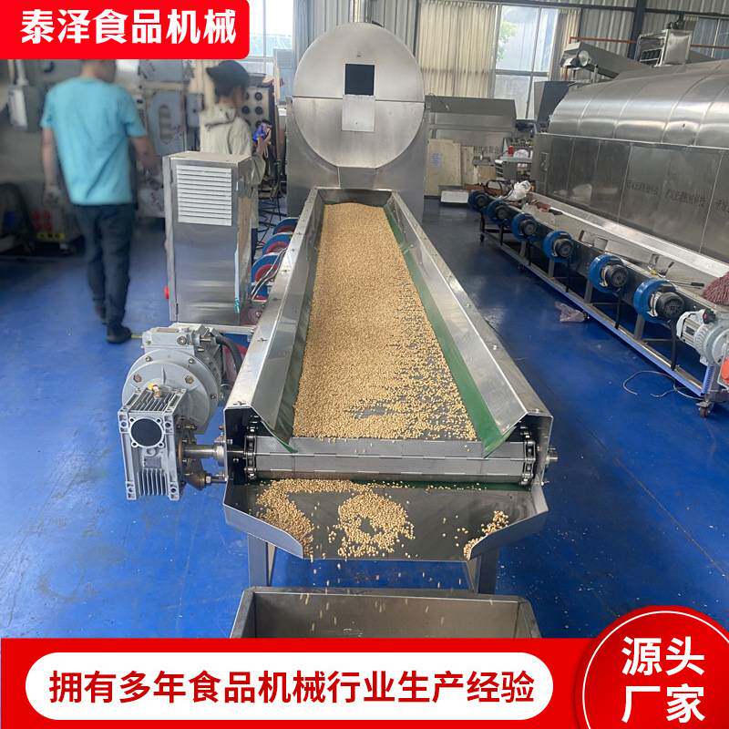 滚筒式香酥青豆炒货机多功能瓜子花生炒货机 全自动辣椒烘炒设备
