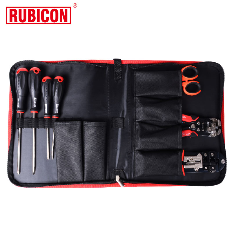 罗宾汉500-7B 进口网络维修工具包7件套网络安装网线钳螺丝批组套