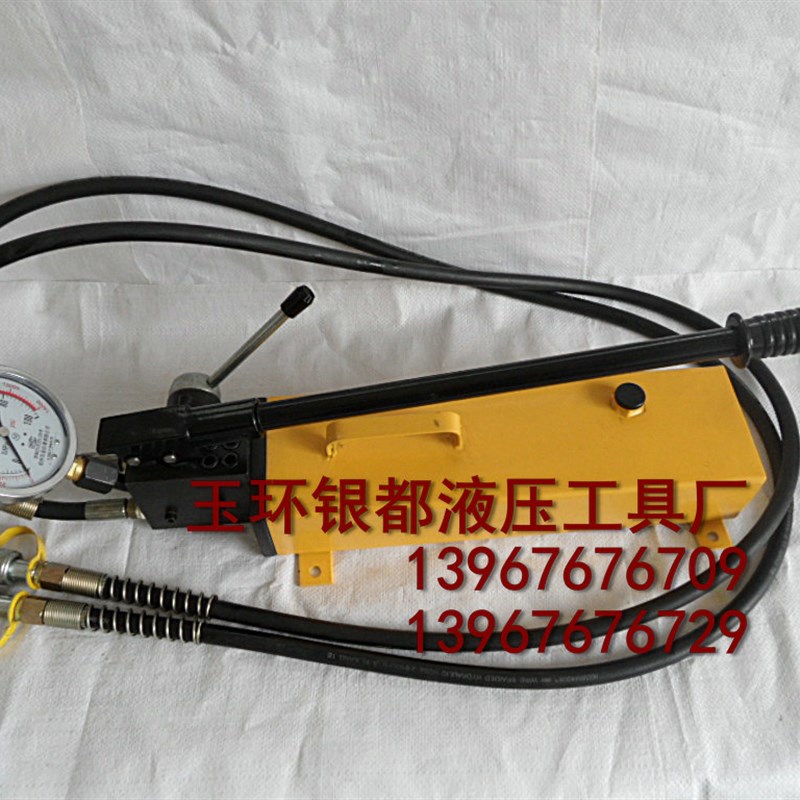 手动液压泵CP-700S双速双向泵双回路油压泵带防震表液压泵