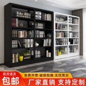 图书馆钢制书架书店学校阅览室专用单双面书柜档案架家用资料架子