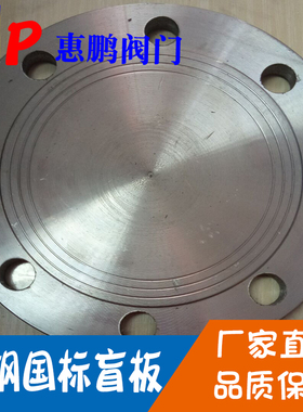 化工部 HG20592 焊接法兰盖板 铁闷盖 碳钢新标盲板 DN25-200