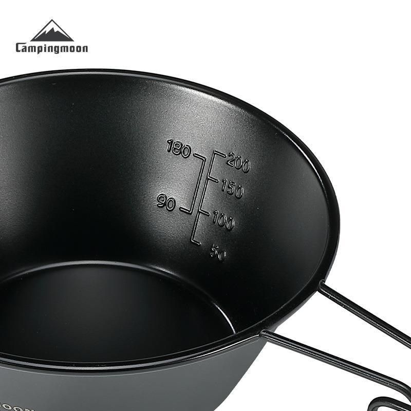 柯曼野营户外野炊不锈钢黑色镀钛雪拉碗小号 吃饭碗 重叠收纳携带,运动/瑜伽/健身/球迷用品,其他运动护具,淘宝优惠券,粉丝福利购,淘宝优惠卷