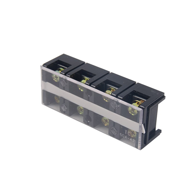 乐瑶电气TC接线端子 TC2004 胶木铜接线排 固定式端子 导轨端子