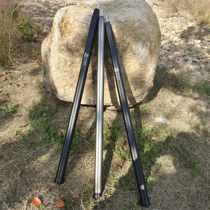 户外6061铝合金方形伸缩天幕杆四角营柱280cm韩国铝合金帐篷杆