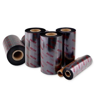 标签碳带 碳带铜板纸 耐刮耐磨碳带 110X300 理光B110A混合碳带