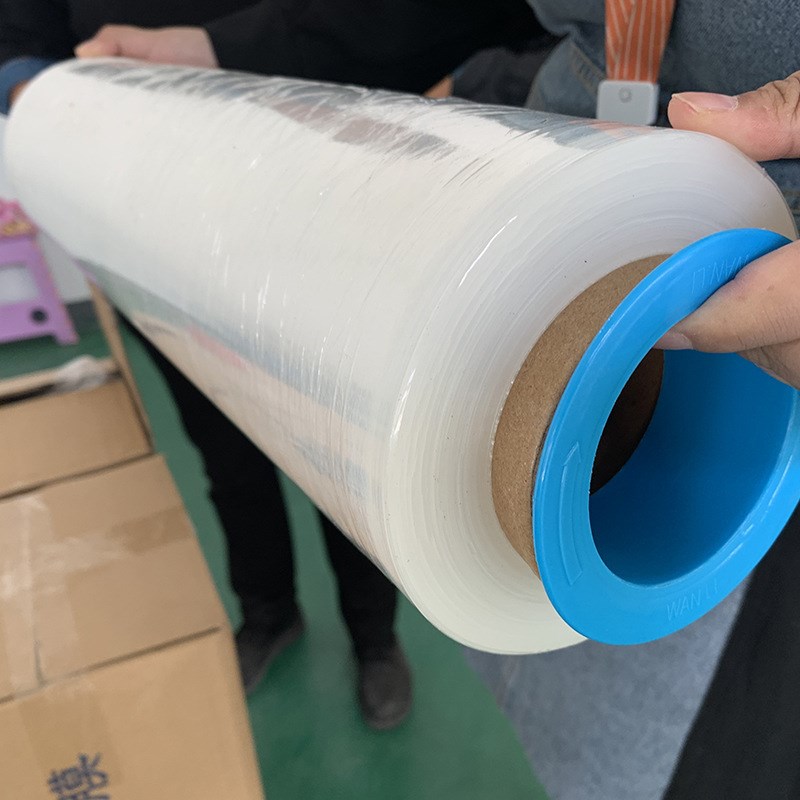 PE拉伸缠绕膜高粘性防尘膜保护膜 30-50CM宽工业打包膜保鲜膜围