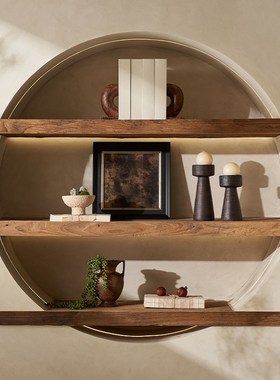 原木风摆件黑色复古烛台民宿度假村酒店软装搭配设计格调装饰花瓶