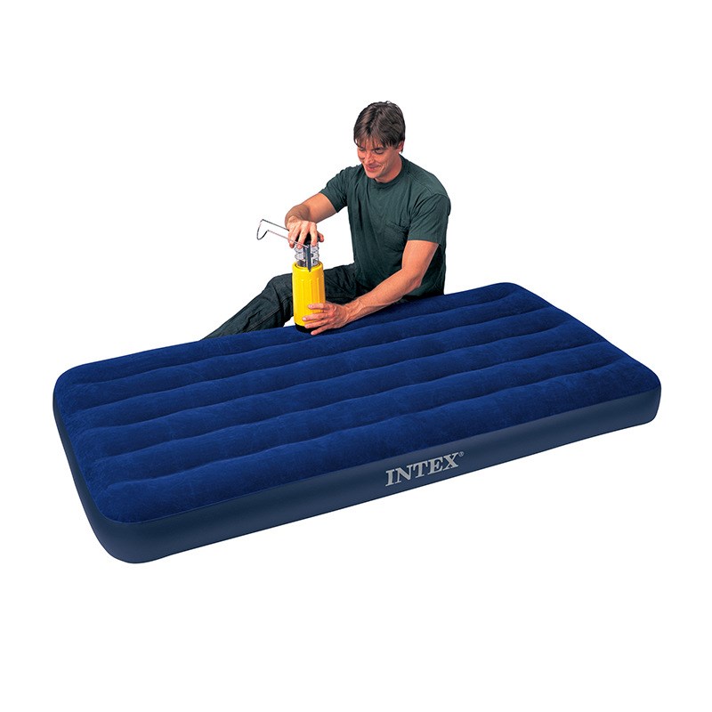 INTEX64757 99单人充气床家用线拉式充气床垫野营帐篷床户外垫