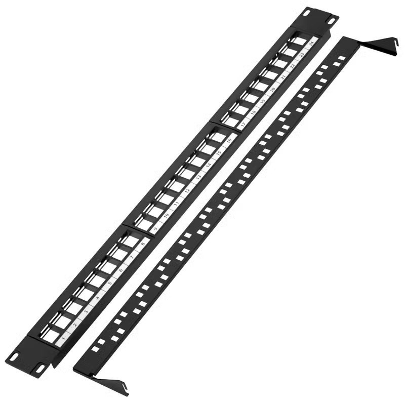 AMP安普款Cat5e超五类24口网络配线架工程镀金48口六类网络配线架