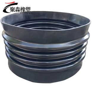 电厂专用保护式卡箍橡胶波纹软连接头多波橡胶管橡胶波纹管厂家