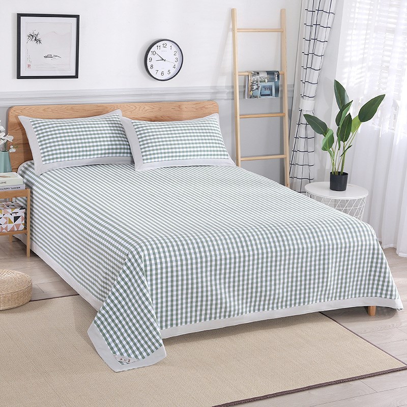 棉麻床单夏老粗布凉席三件套加厚加密亚麻帆布空调凉席