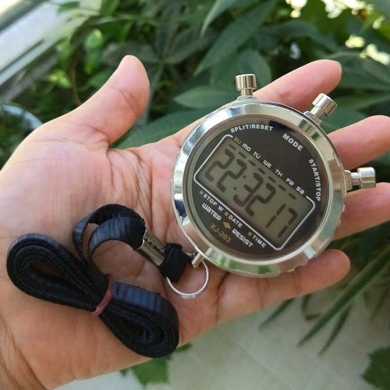 秒表定时器教练裁判学生田径运动专业健身训练计时器电子器