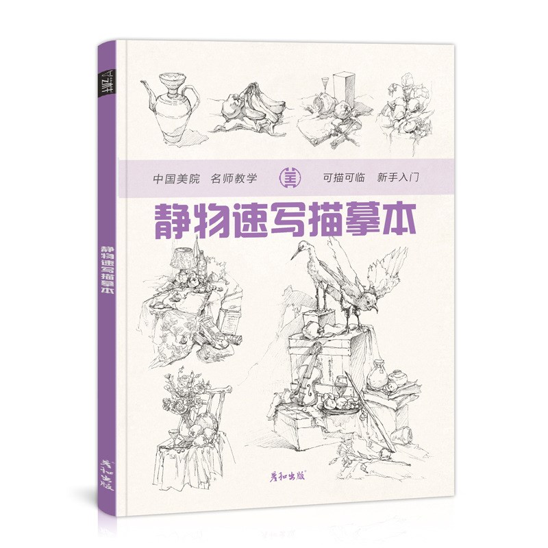 线描控笔训练习线稿临摹本禅绕画植物儿童创意速写入门画画涂色