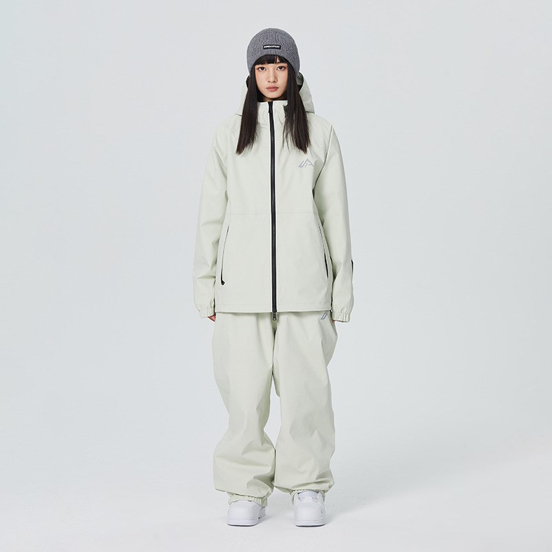SEARIPE雪怡派全压胶单双板滑雪服套装女男款宽松防水防风滑雪裤