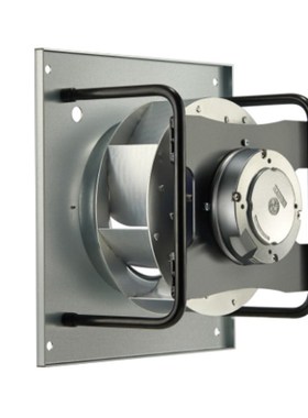 博乐 310mm  EC后向离心风机带支架 0-10V无极调速 能源散热风机